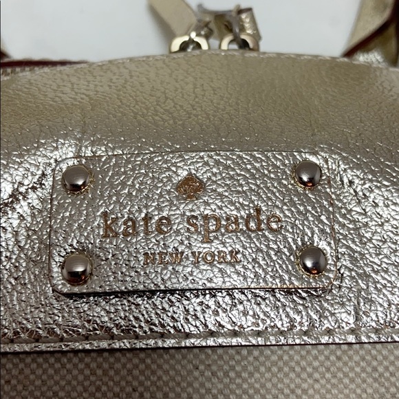 Auth kate spade Leather & Canvas Speedy Purse SALE - Picture 8 of 16